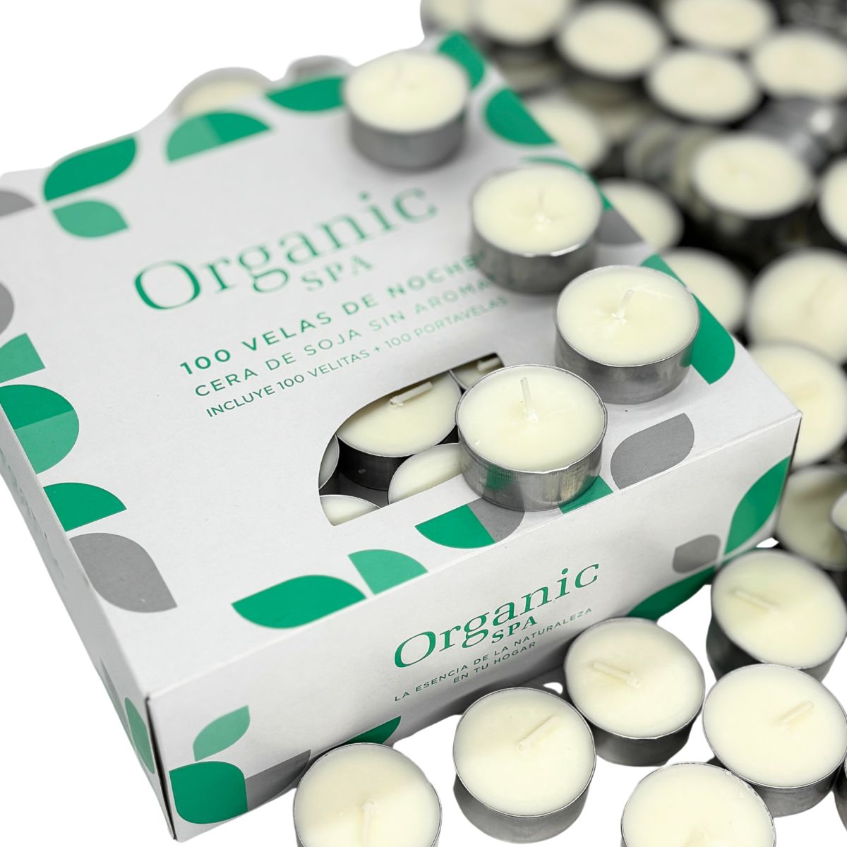 TEALIGHTS x 100 u . CERA DE SOJA