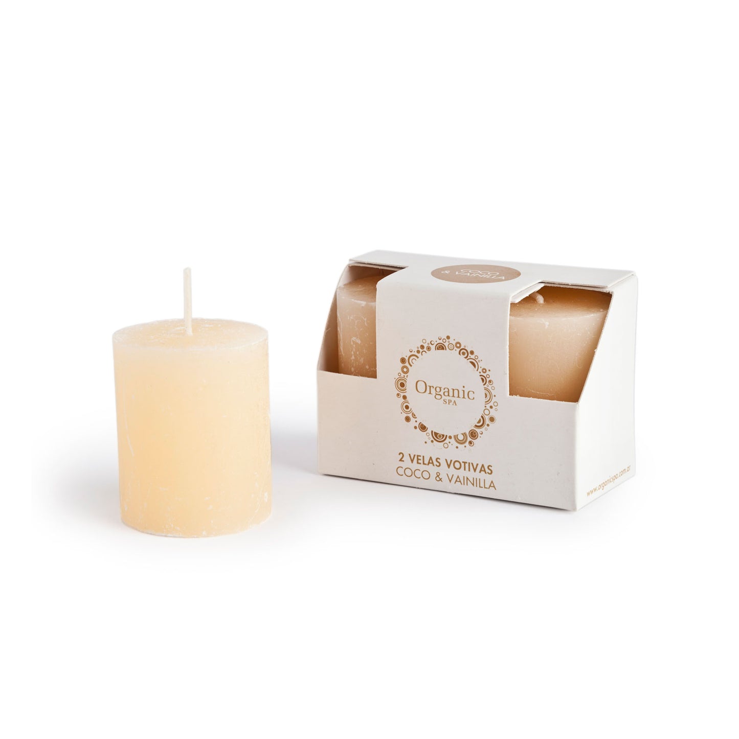VELA VOTIVA COCO & VAINILLA