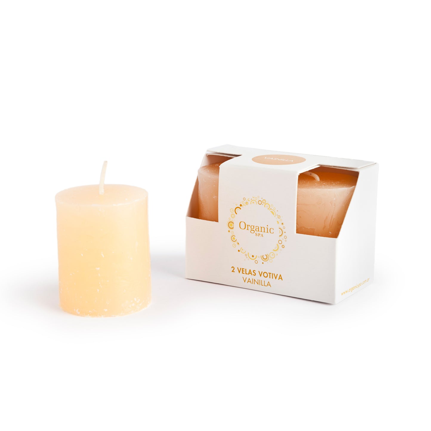VELA VOTIVA VAINILLA ORGANIC