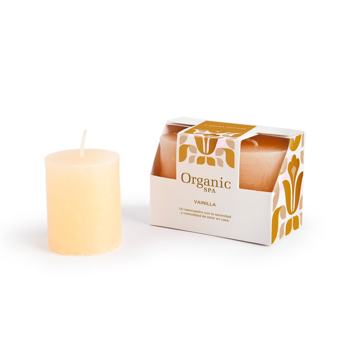 VELA VOTIVA VAINILLA ORGANIC