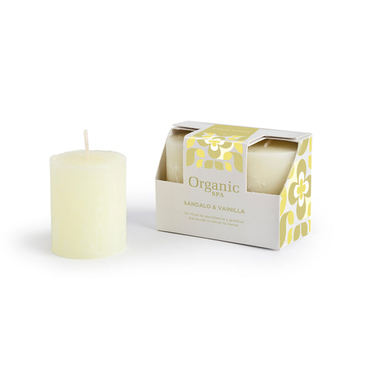 VELA VOTIVA SÁNDALO & VAINILLA