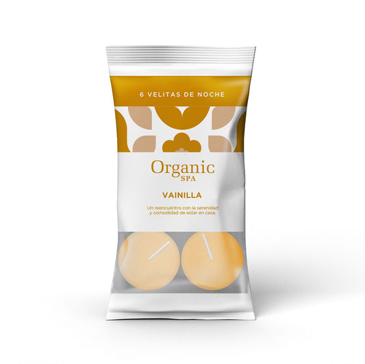 TEALIGHTS VAINILLA ORGANIC