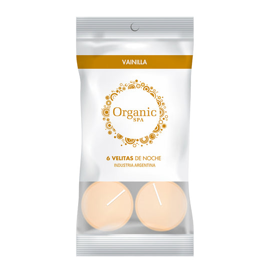 TEALIGHTS VAINILLA ORGANIC