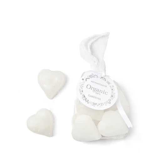 CORAZONES AROMÁTICOS GARDENIA