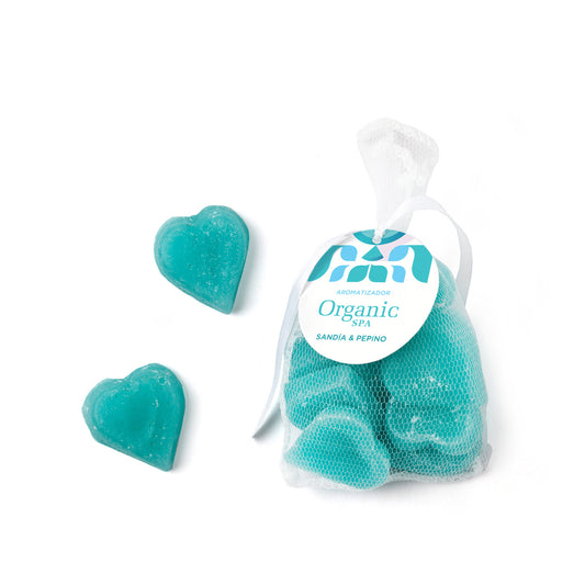 CORAZONES AROMÁTICOS SANDÍA & PEPINO