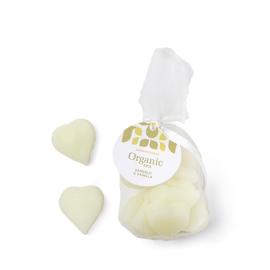 CORAZONES AROMÁTICOS SÁNDALO & VAINILLA