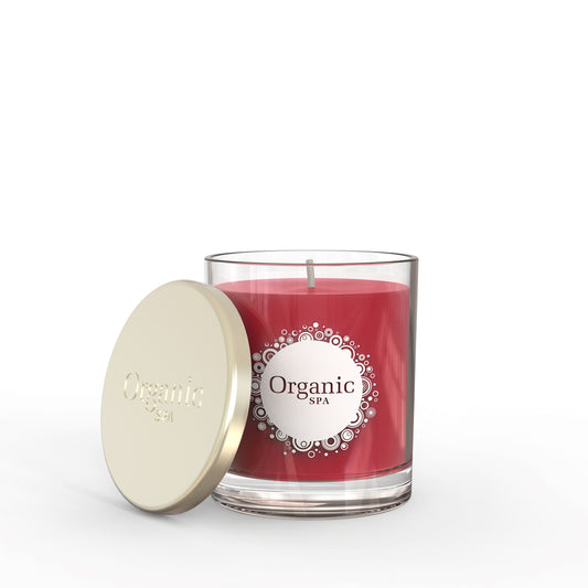 VELA VEGETAL EN VASO CHICO MANZANA & CANELA