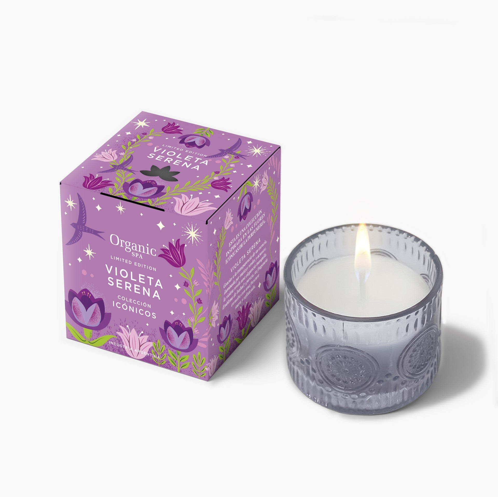 Vela Aromática Icónicos Violeta Serena